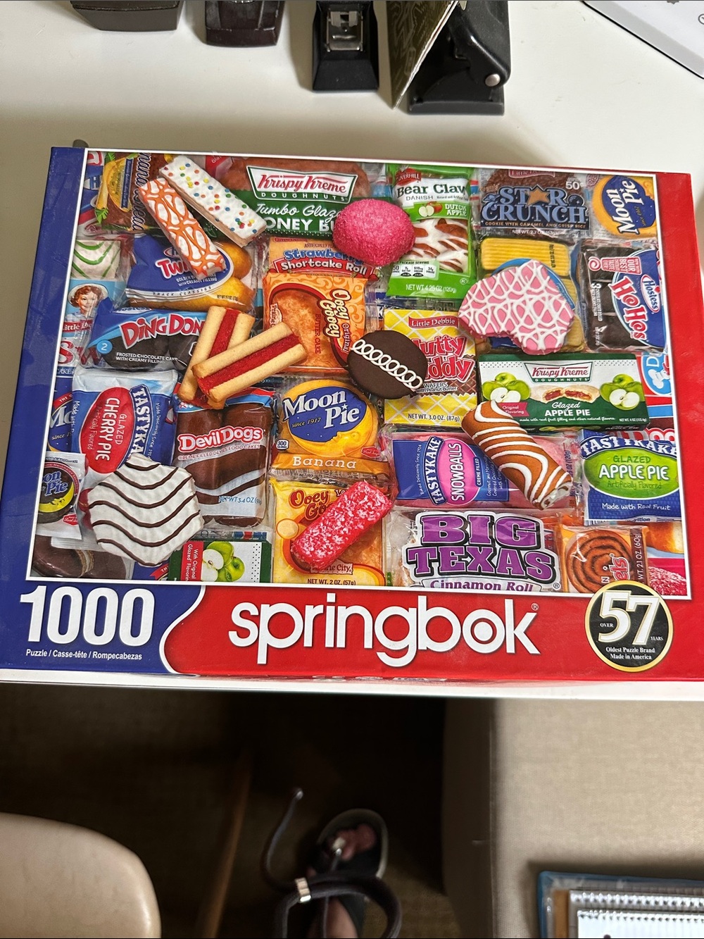 Springbok 1000-Piece Candy & Snacks Jigsaw Puzzle - Colorful Multicolor Design